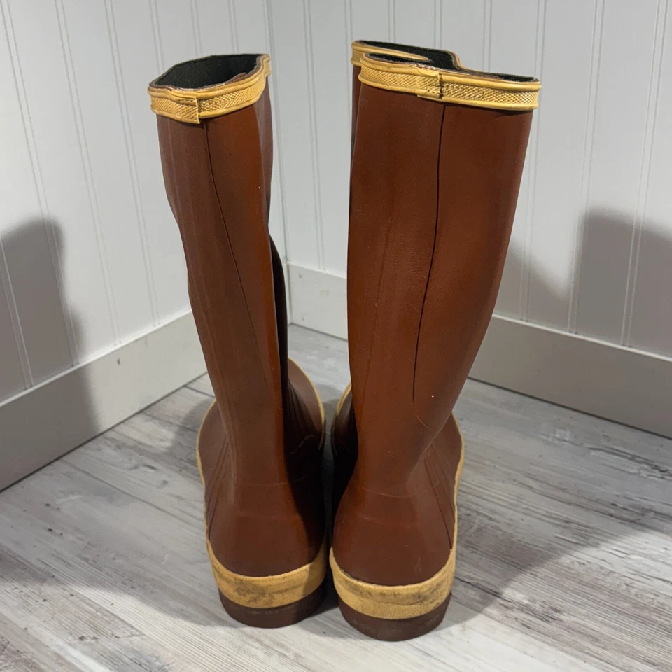 BLACK DIAMOND NEOPRENE CANADA MADE RUBBER BOOTS MENS 11 OIL/ACID RESIST REG TOE - Image 4 of 4