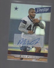 MIKE WEBER 2019 PANINI PRESTIGE XTRA POINTS BRONZE ROOKIE AUTO CARD #279 /25