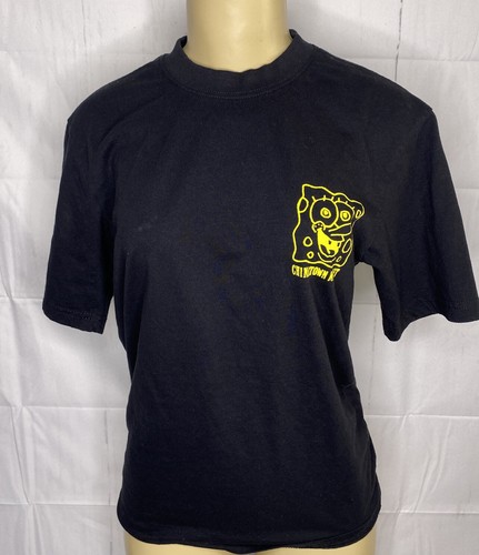 Chinatown Market x Spongebob Squarepants Shirt Big Logo Retro SS Black Sz S - Picture 6 of 7