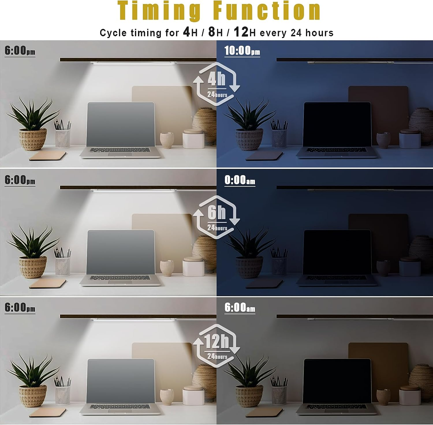 under Lighting, [2 LED] Linkable Hardwired LED Closet Light Kit, 4 Brigh 7445035942957