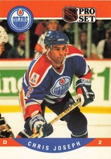 Chris Joseph 1990 Pro Set #443 Edmonton Oilers