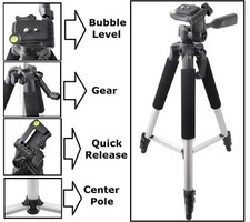 Pro 57" Tripod With Case For Kodak Pixpro AZ651 AZ522 AZ521 AZ501 FZ41 S-1 S1