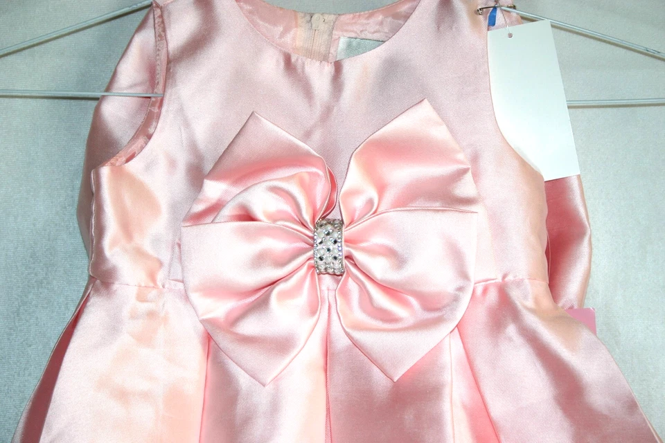 Vestido Ligero Forrado Ocasión Bebé/Niño Pequeño Ediciones Raras Rosa Nuevo con Etiquetas Conjunto de 2 piezas Foto 2 de 4