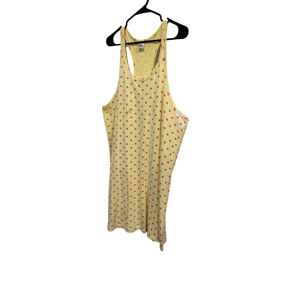 Xhilaration Sleepwear Yellow & Red Polka Dot Nightgown 3XL - Image 3 of 4