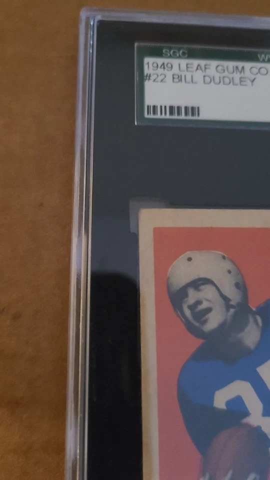 1949 Leaf "Bullet" Bill Dudley Rookie #22 HOF - Lions, Steelers Graded - VG/EX - Image 4 of 4