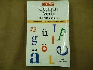 Berlitz German Verb Handbook (Berlitz Language Handbook) By Joy 