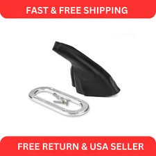 Lokar 70-BHBF Billet Hand Brake Boot Ring With Floor Mount Boot