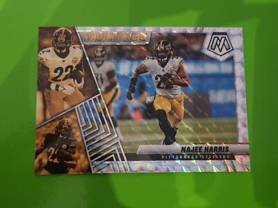 2022 Panini Mosaic Montage Najee Harris Pittsburgh Steelers Silver Mosaic Prizm