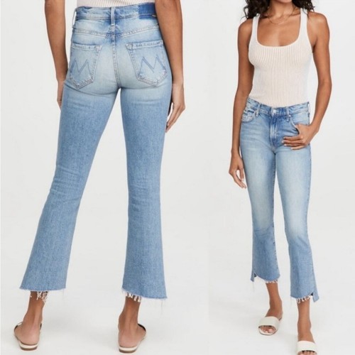 Mother SUPERIOR Jeans The Insider Crop Step Fray in I Confess