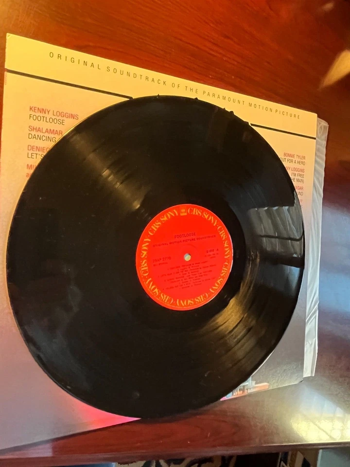 Footloose Original Soundtrack LP Vinyl Record 1984 Vintage NM 28AP2770 OST Japan - Image 3 of 3