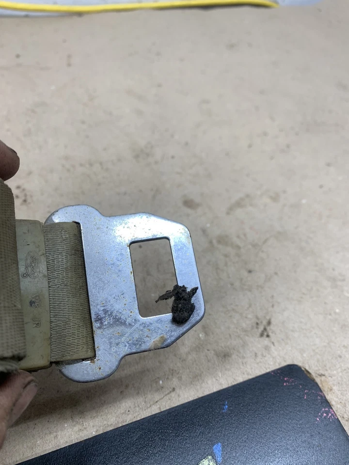 Ford Fairlane Comet Galaxy Torino Cyclone 1965 1966 1967 cinturón de seguridad verde dorado Foto 4 de 4