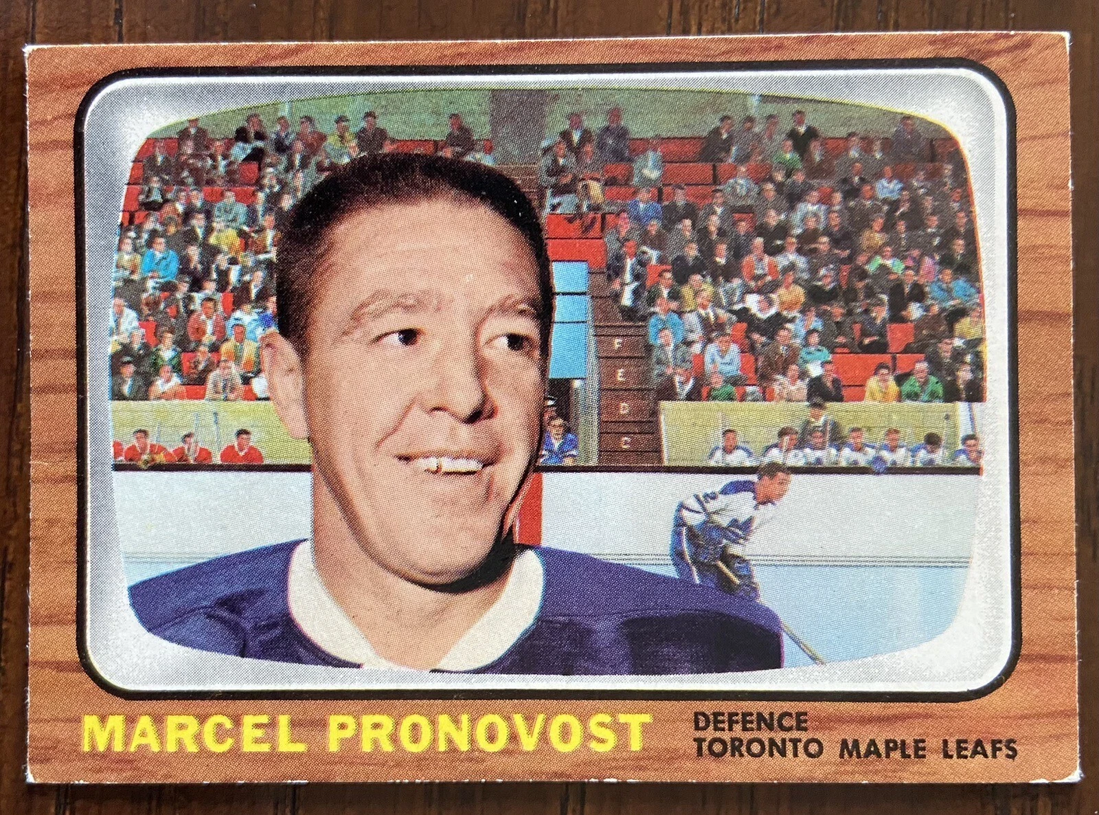1966-67 TOPPS #20 MARCEL PRONOVOST NRMT  TORONTO MAPLE LEAFS!