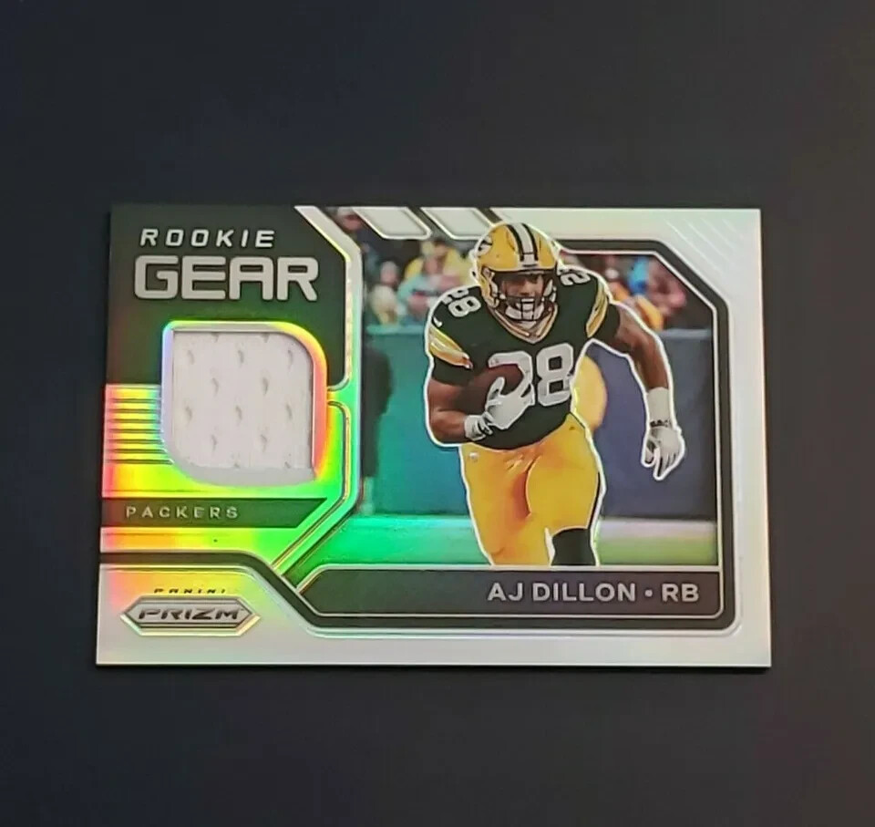 AJ Dillon 2020 Prizm Football Rookie Gear #27 PRIZM