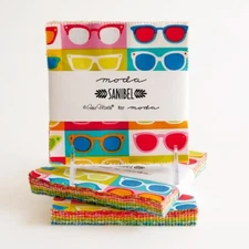 Moda Charm Pack - Sanibel - Precut Cotton Squares - Quilting Fabric