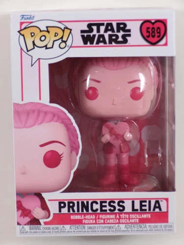 Funko POP STAR WARS Valentines PRINCESS LEIA #589 Exclusive New!