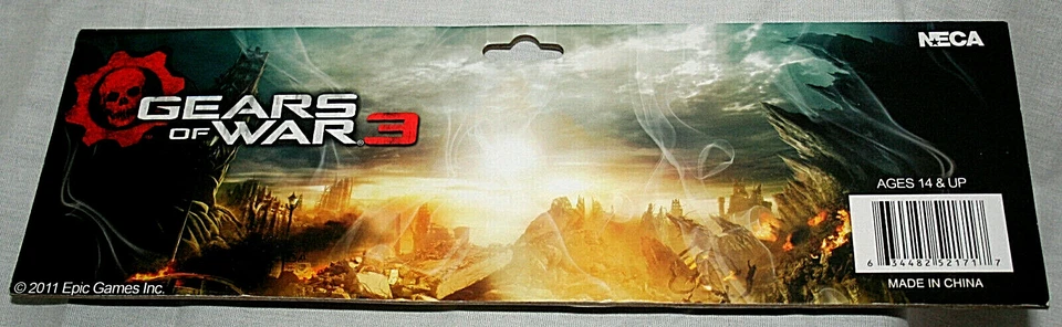 Gears Of War 3 NECA 5 Pin / Button Set New NOS Sealed MOC 2011  - Image 4 of 4
