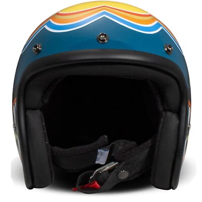 Motorcycle Jet Helmet XL - DMD Lollipop Retro - Lightweight, Safe
