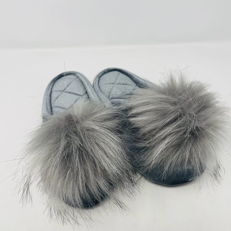 Женские бархатные тапочки-сабо INC International Concept размер 5/6 Pom Pom $35 121 - Изображение 2 из 4