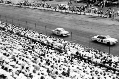 Herb Thomas gewinnt 1955 Southern 500 Nascar Racing 4x6 Foto