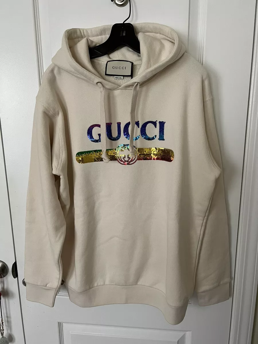 NWT Gucci with Sequin Gucci Logo Size |