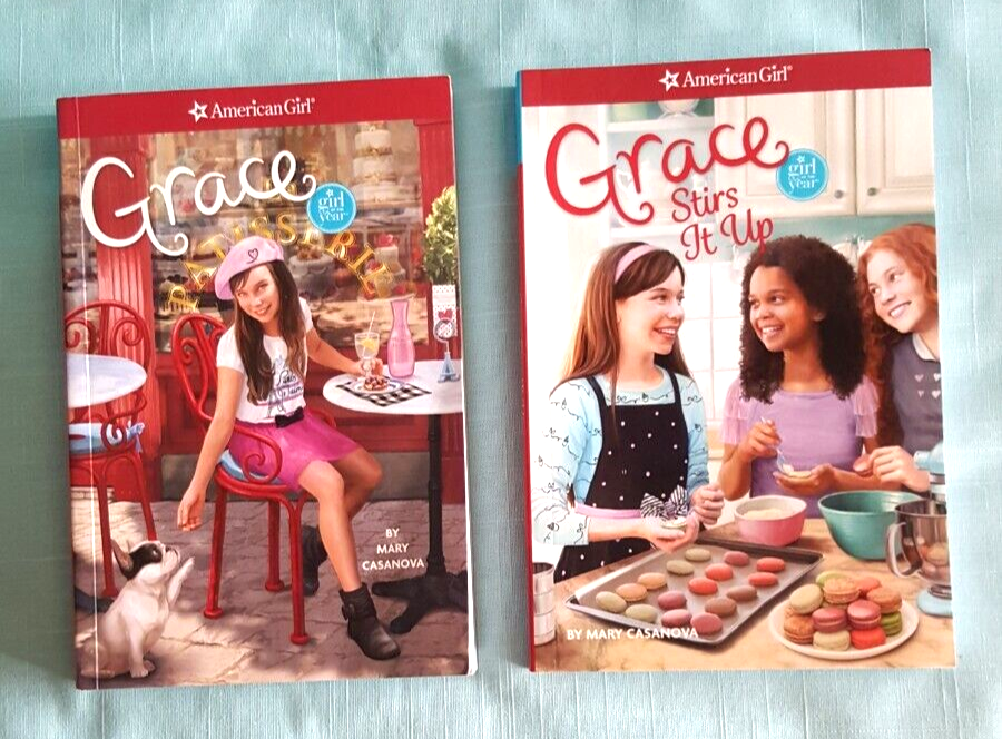 American Girl Grace Books &2 (Grace Grace Stirs It Up) pb's very good
