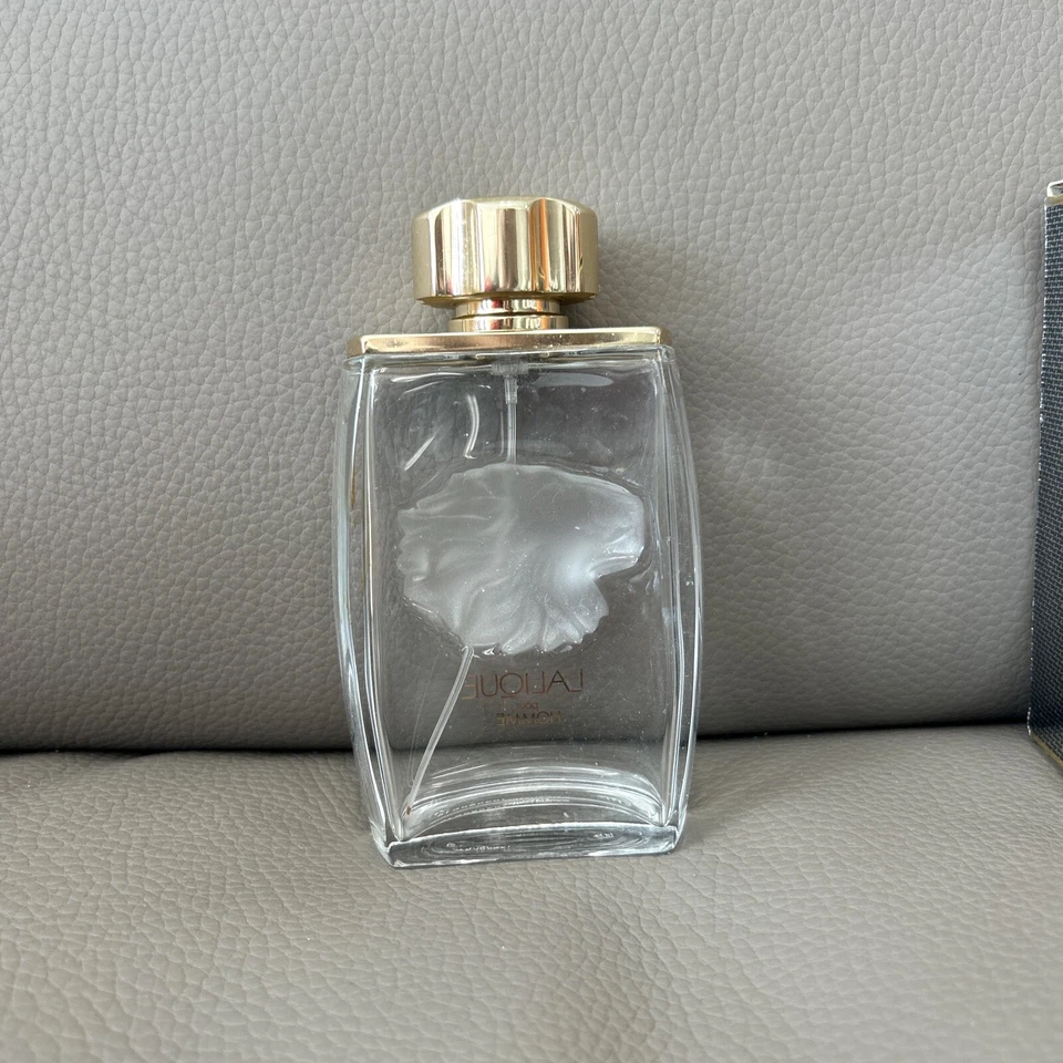 Винтажный LALIQUE Pour Homme Leo для мужчин Lion пустой одеколон бутылка 4 доступны - Изображение 2 из 4