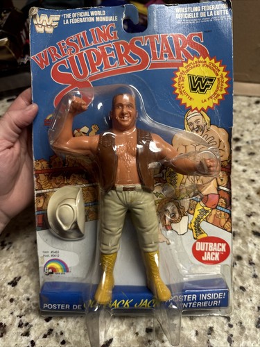 1986 LJN WWF Wrestling Superstars Outback Jack Fig...