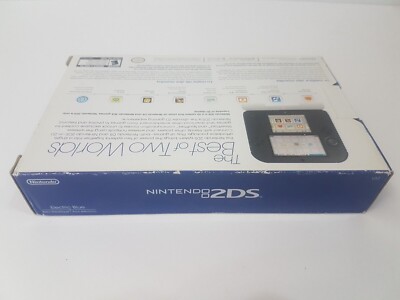 Nintendo 2DS 4GB Handheld Console - Black/Blue for sale