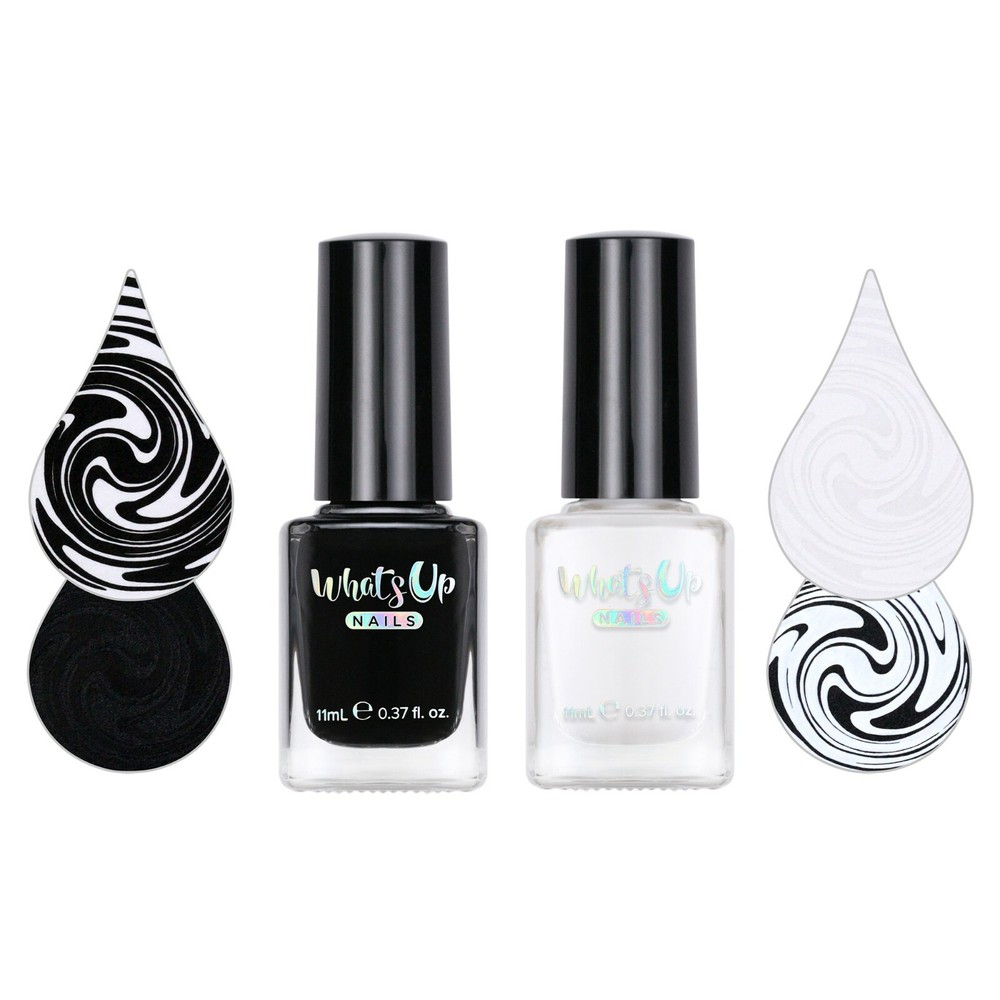 Essentials Collection Stamping Polishes for Nails 2 Pack, Polish for Nail Art