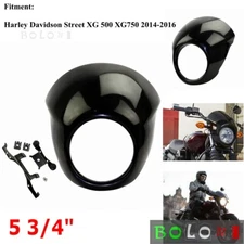 Front Headlight Fairing Cowl for Harley Street XG 500 XG 750 2014-2016 Black