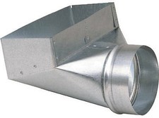 2-1/4 x 12 To 6-Inch Galvanized Register Boot