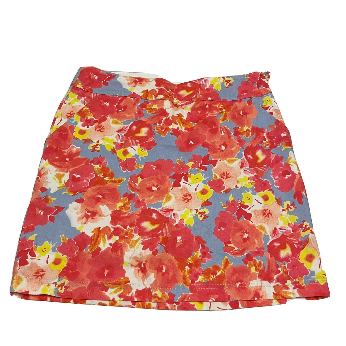 Lija Women's Sz 6 Floral Tropical Skort Golf Tennis Stretch