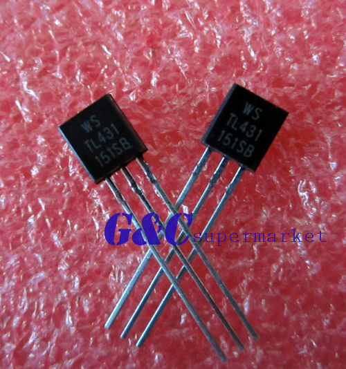 50pcs TL431 431 to-92 WS Precision Shunt Regulators NEW GOOD