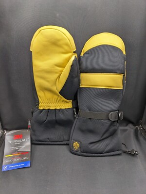Saranac - Water Resistant 3M Thinsulate Insulation Elite Ski Mittens Gloves-2XL