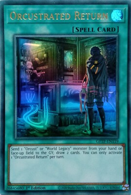 GFTP-DE119 ORCRUSTRATED RETURN ULTRA RARE 1.AUFLAGE YuGiOh KARTE