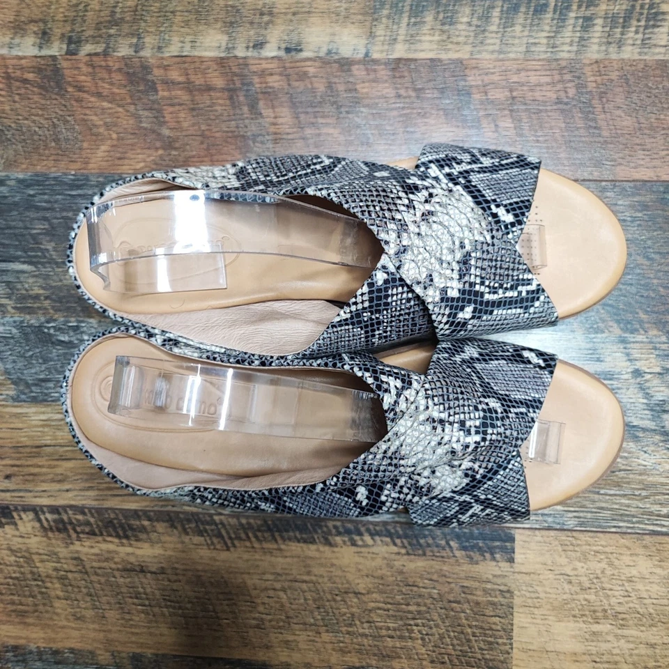 Sandalias de cuero Corso Como Bilanka Pythonius para mujer talla 10 Foto 4 de 4