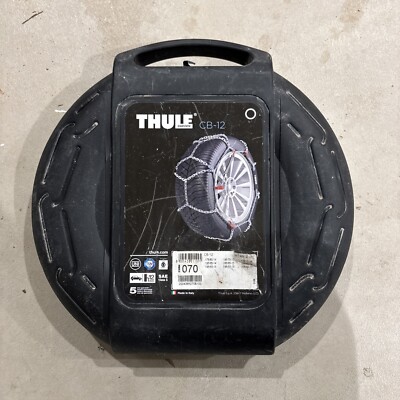 THULE CB-12 070 Tire Snow Chains - 1 Pair - Made in Italy