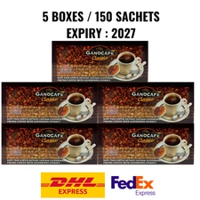 5 x Gano Excel Classic Cafe Coffee Ganoderma Lucidum No Sugar FREE SHIPPING