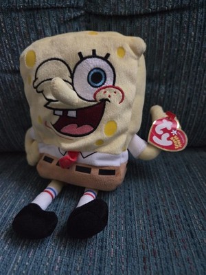 Thumbs Up on a Cool Ty Beanie Baby Collectible! Here's SpongeBob ThumbsUp!