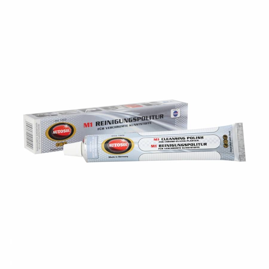 Polish carrozzeria Autosol M1 per la pulizia di plastica cromata (tubo da 75 ml)