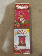 NEW, STRAWBERRY SHORTCAKE PAINT BY NUMBER SET, READY TO HANG WALL ART