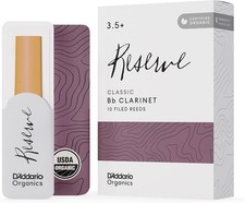 D'Addario Organic Reserve Classic Bb Clarinet Reeds - Reeds for Clarinet - Indiv