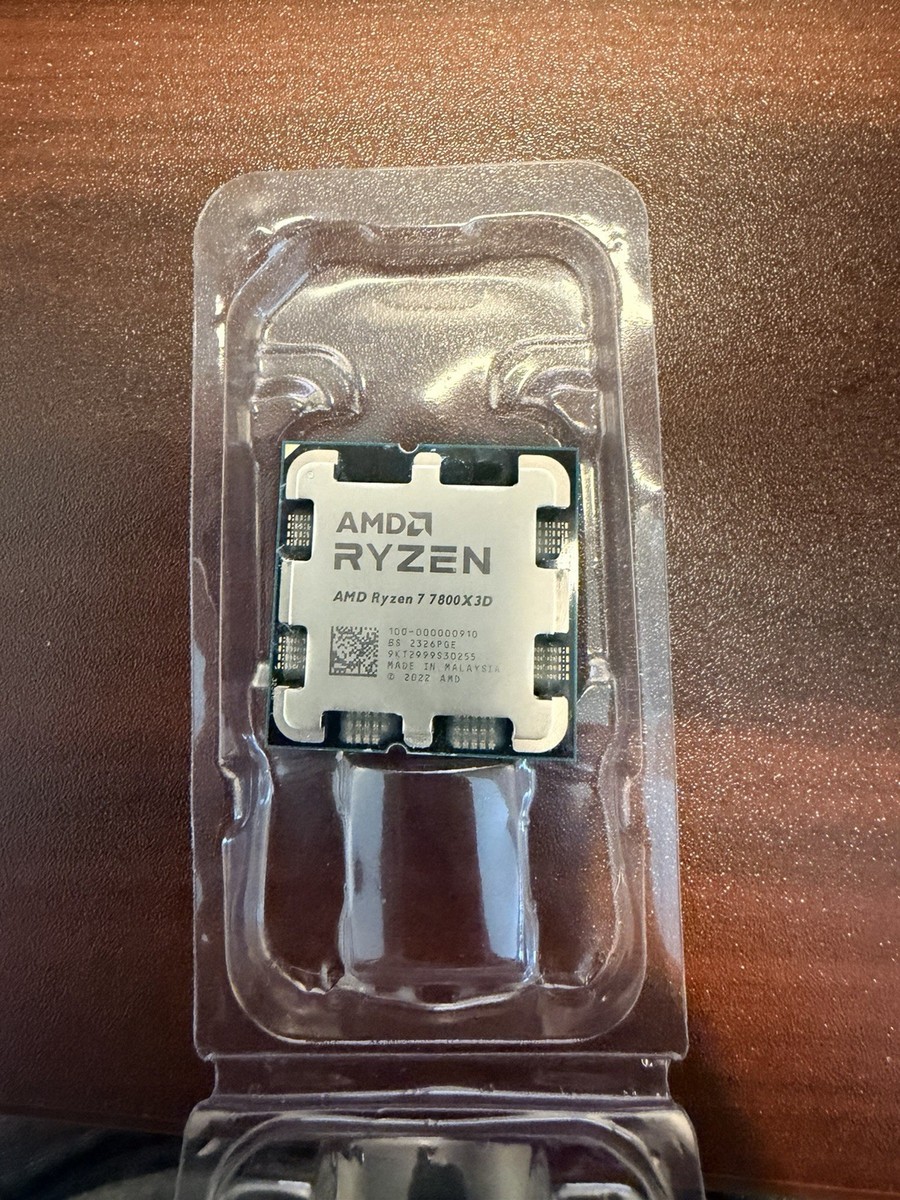 AMD Ryzen 7 7800X3D 8-Cores 4.2GHz Socket AM5 Gaming CPU Processor