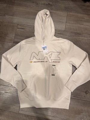 Men s Size M Nike Department Of Motion Hooded Sweatshirt, Ivory, NWT