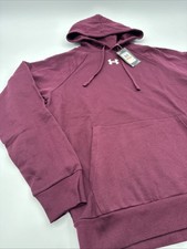 Under Armour Men  s Small Red Rival Fleece Hoodie Red