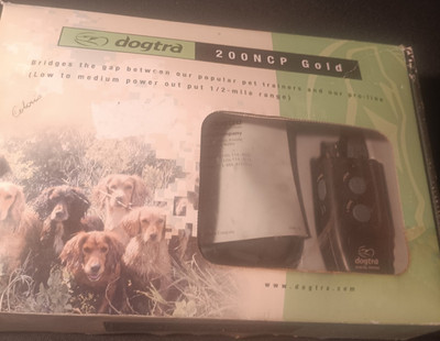 Dogtra 200NCP Gold Remote Dog Training Collar, Black, Vibration/Static