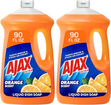 Ajax Ultra Orange Scent Liquid Dish Soap 90 Fl Oz Bottle