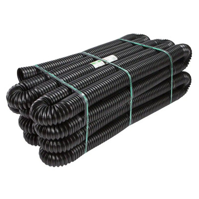 FLEX Drain Pro 4 In. X 100 Ft. Black Copolymer Solid Drain Pipe