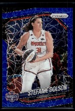 Stefanie Dolson 2025 Panini Prizm WNBA Blue Velocity Prizm Card #112