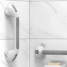 16.5inch 2 Pack Suction Balance Assist Bathroom Shower Handle,Bath Grab Bar w...